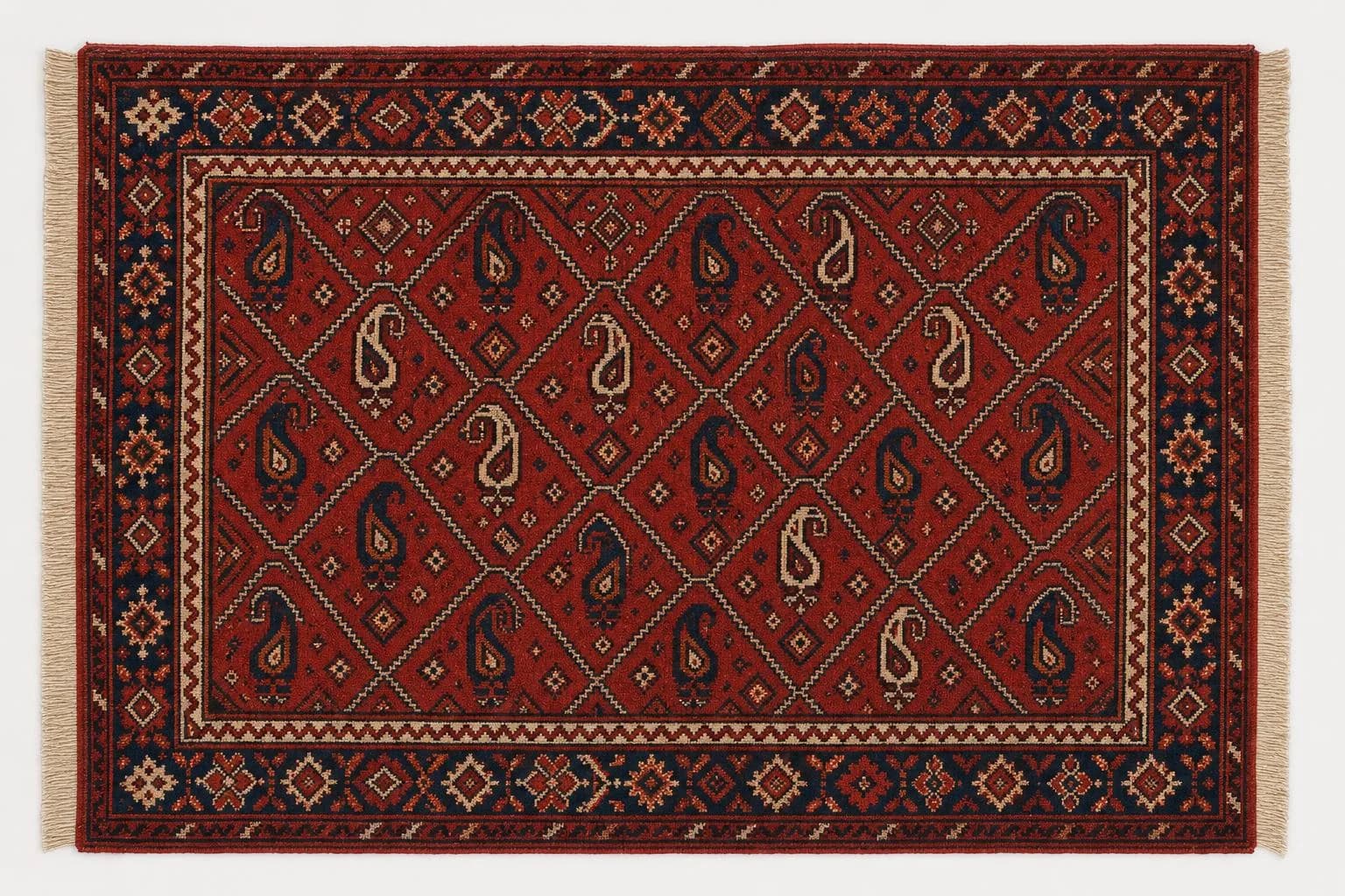 Afshar Teppich – Persien (Iran): typisches Muster und Farben