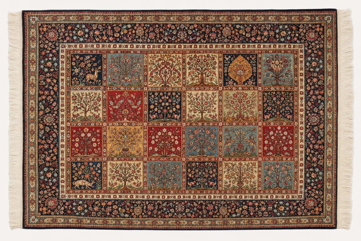 Bachtiar Teppich – Persien (Iran): typisches Muster und Farben