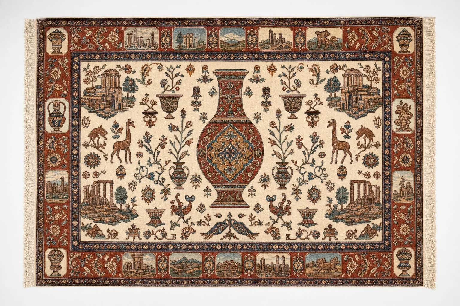 Kaschmar Teppich – Persien (Iran): typisches Muster und Farben