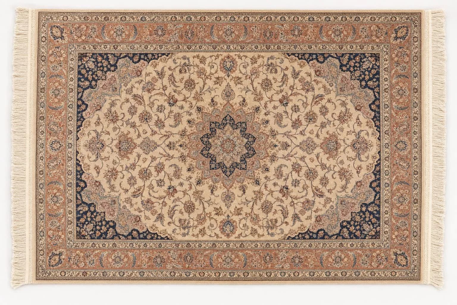 Täbriz 50 Raj Teppich – Persien (Iran): typisches Muster und Farben